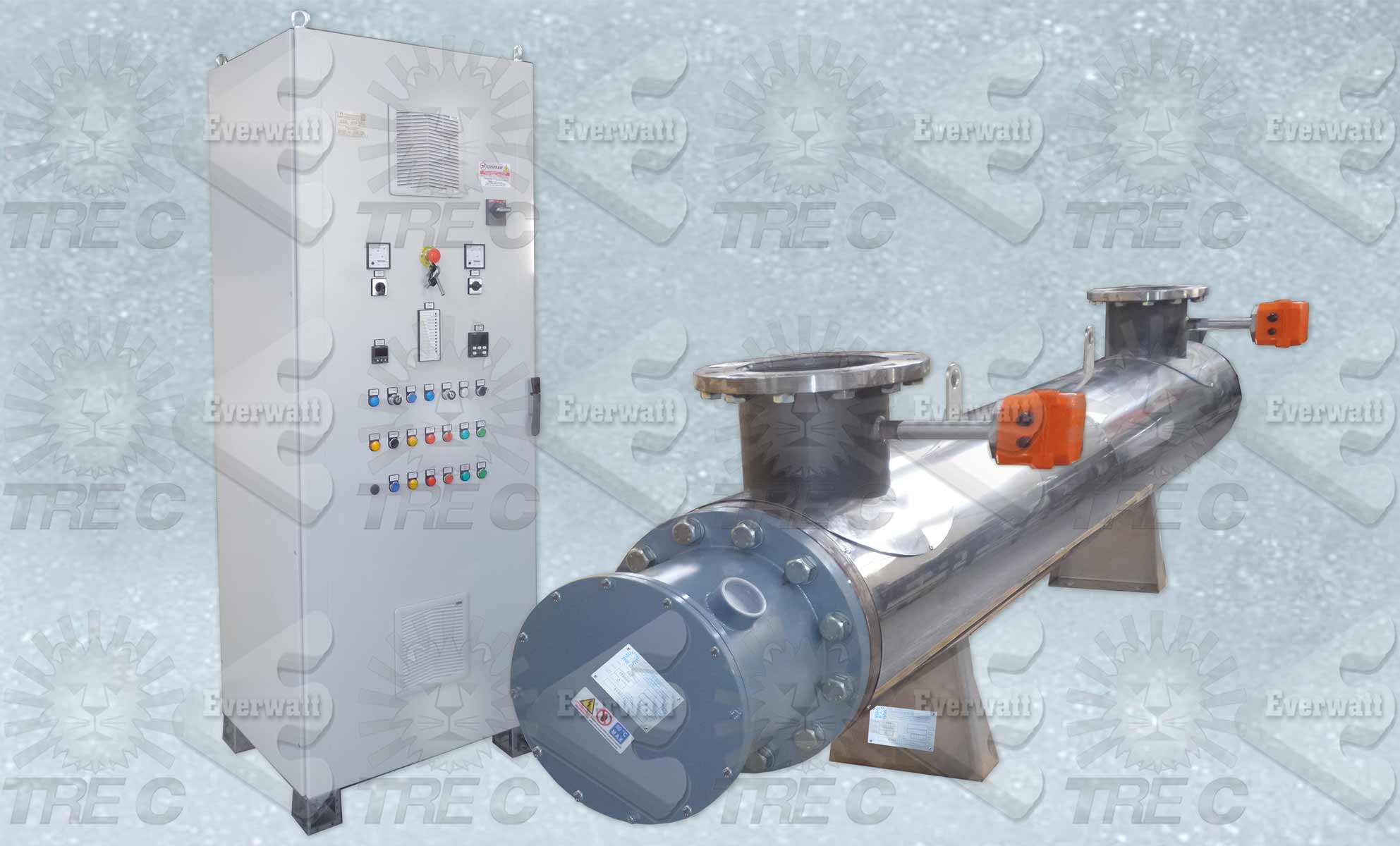 Process-Heater-150kW-400V-with-Control-Cabinet