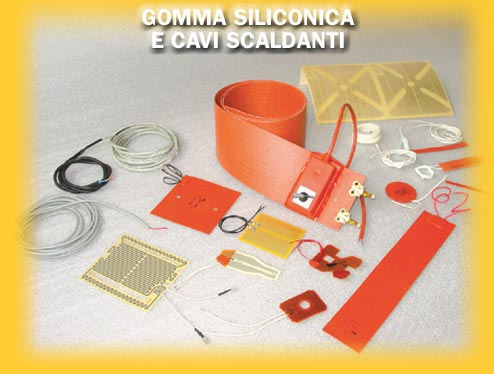 Gomma siliconica e cavi scaldanti